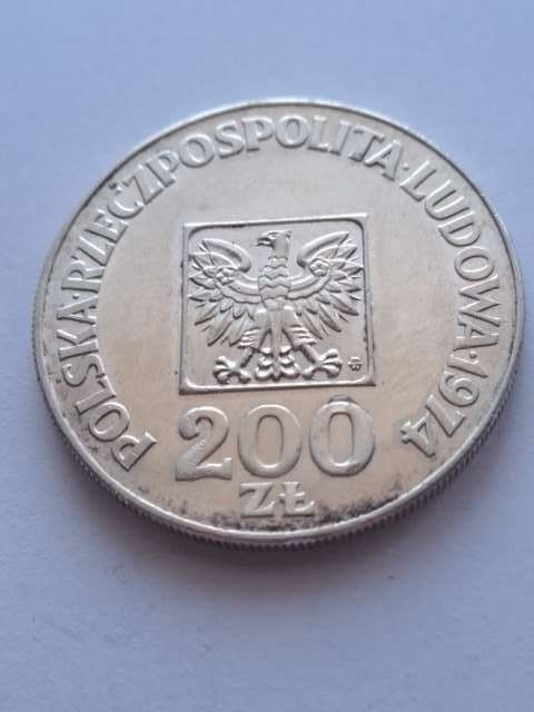 200 zł Mapka 1974 r