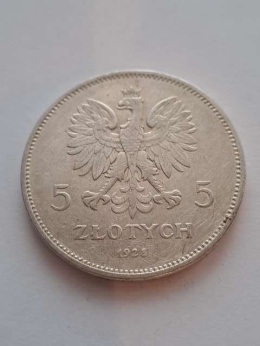 5 zł Nike 1928 rok bez znaku