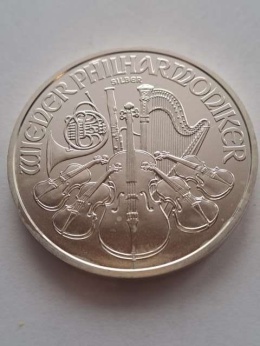 Austria 1,5 euru Filharmonik 2021 r