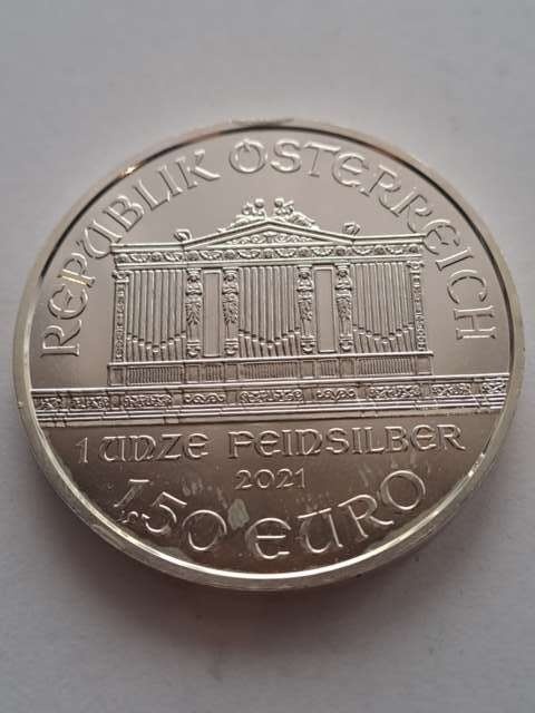 Austria 1,5 euru Filharmonik 2021 r