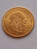 Austria 4 floreny / 10 franków 1892 r nowe bicie