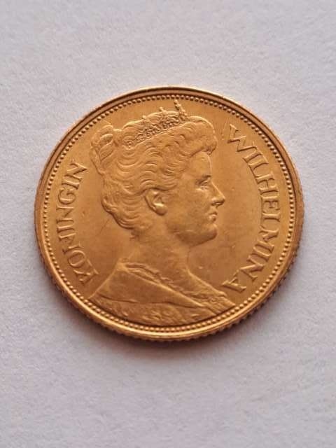 Holandia 5 Guldenów Wilhelmina 1912 r