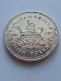 Kanada 1 Dolar Kolumbia Brytyjska 1871-1971 r