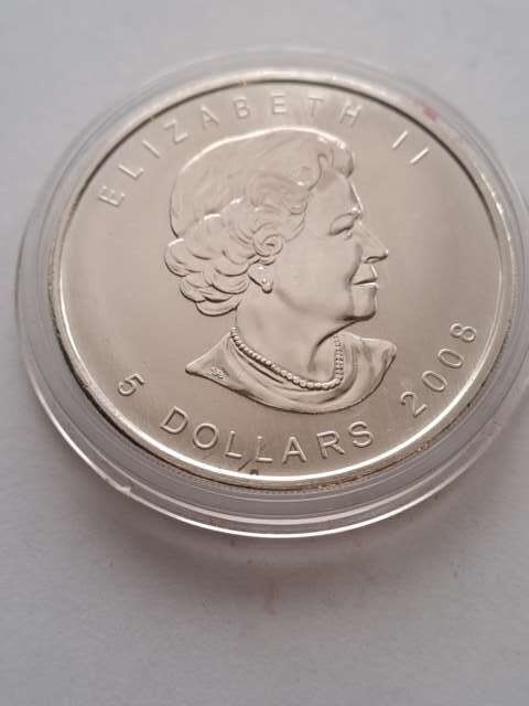 Kanada 5 Dolarów Liść 2008 r