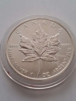 Kanada 5 Dolarów Liść 2008 r