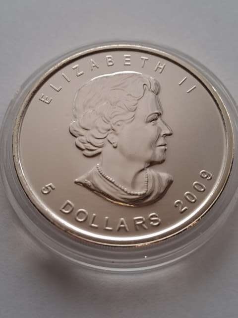 Kanada 5 Dolarów Liść 2009 r