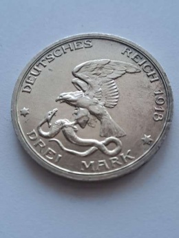 Niemcy 3 Marki Wojna z Francją 1913 r