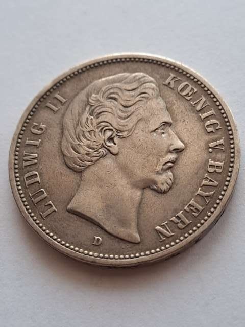Niemcy 5 Marek Ludwig II 1876 r