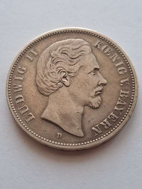 Niemcy 5 Marek Ludwig II 1875 r