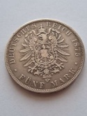 Niemcy 5 Marek Ludwig II 1875 r