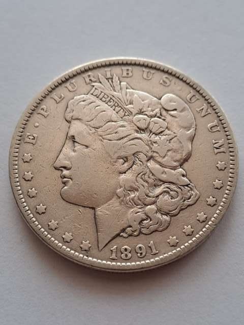 USA Dollar Morgan 1891 r