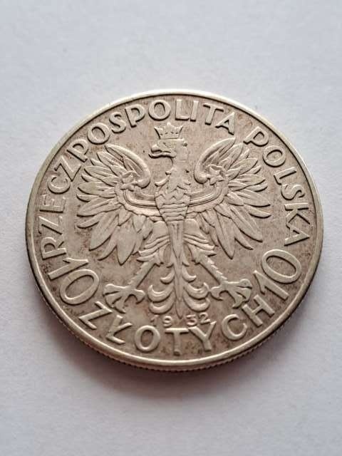 10 zł Głowa Kobiety 1932 r bez znaku