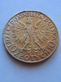 10 zł Głowa Kobiety 1932 r bez znaku