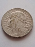 10 zł Głowa Kobiety 1932 r znak