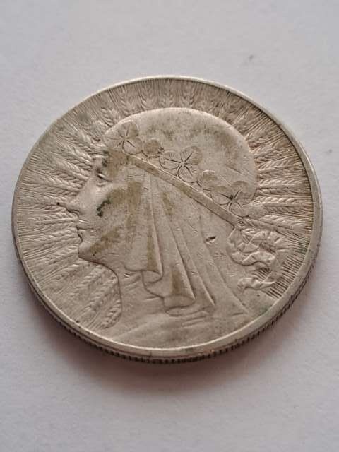 10 zł Głowa Kobiety 1932 r znak