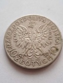 10 zł Głowa Kobiety 1932 r znak