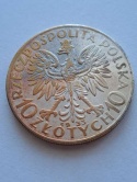 10 zł Głowa Kobiety 1933 r