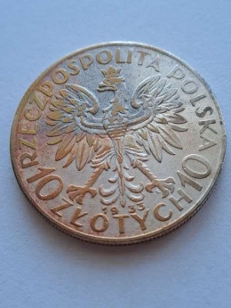 10 zł Głowa Kobiety 1933 r