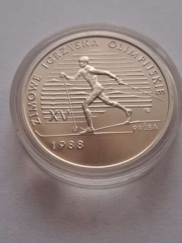 1000 zł XV Zimowe Igrzyska Olimpijskie 1987 r
