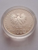1000 zł XV Zimowe Igrzyska Olimpijskie 1987 r