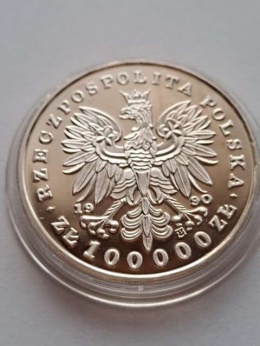 100 tyś Tadeusz Kościuszko Mały Tryptyk 1990 r