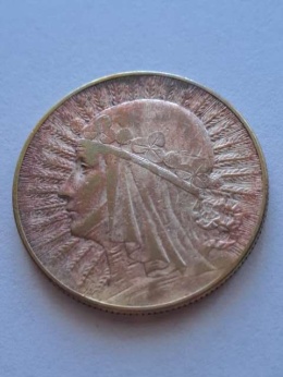 5 zł Głowa Kobiety 1933 r