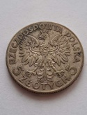 5 zł Głowa Kobiety 1934 r