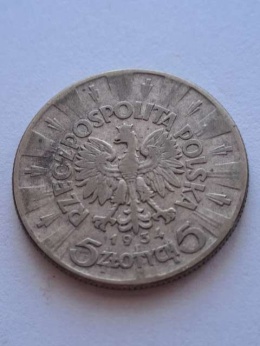 5 zł Józef Piłsudski 1934 r