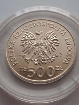 500 zł XV Igrzyska Olimpijskie Calgary 1987 r
