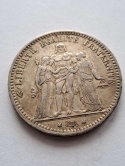 Francja 5 Franków Herkules 1873 r