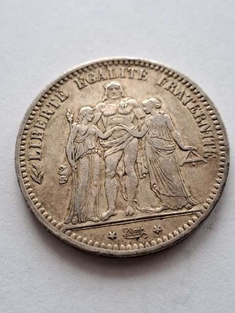 Francja 5 Franków Herkules 1873 r