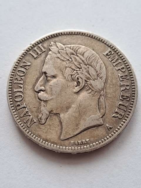 Francja 5 Franków Napoleon III 1870 r