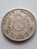 Francja 5 Franków Napoleon III 1869 r