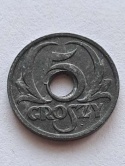 Generalna Gubernia 5 Groszy 1939 r