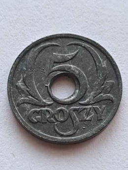 Generalna Gubernia 5 Groszy 1939 r