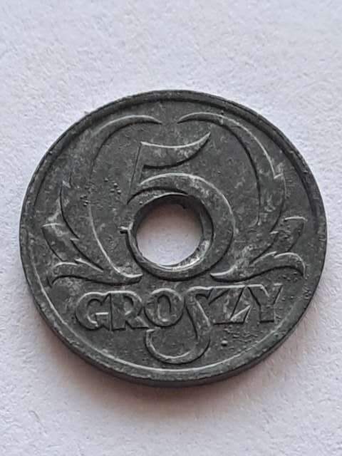 Generalna Gubernia 5 Groszy 1939 r