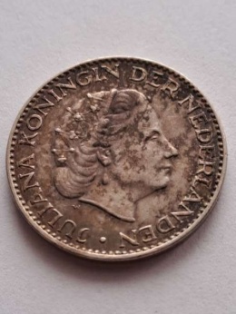 Holandia 1 Gulden Juliana 1957 r