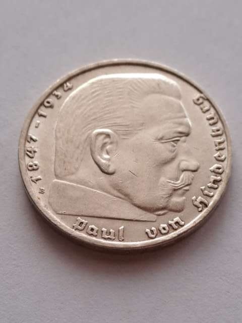 Niemcy 2 Marki Hindenburg 1938 r B