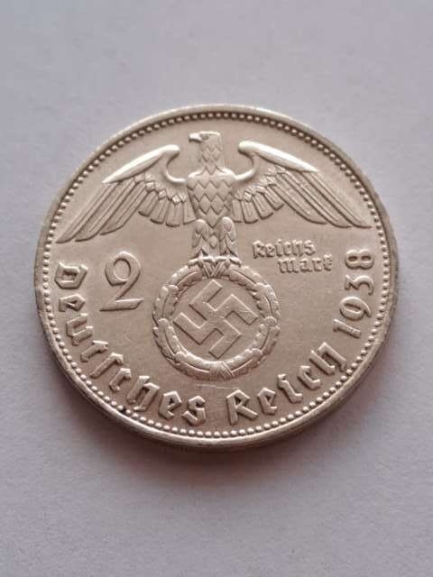 Niemcy 2 Marki Hindenburg 1938 r B