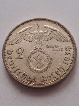 Niemcy 2 Marki Hindenburg 1939 r A
