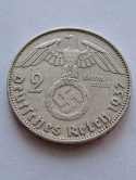 Niemcy 2 Marki Hindenburg 1937 r D