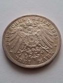 Niemcy 3 Marki Badenia 1909 r