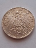 Niemcy 3 Marki Ludwig III von Bayern 1914 r