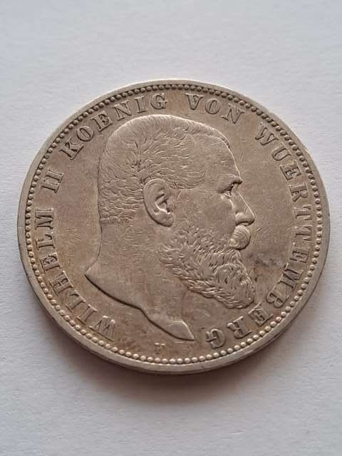 Niemcy 5 Marek Wuerttemberg 1900 r
