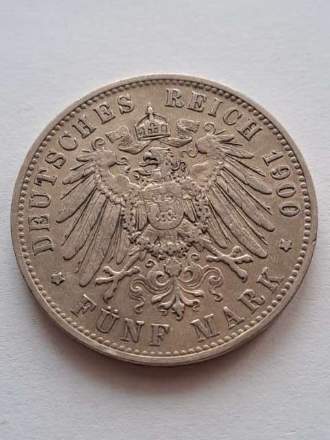 Niemcy 5 Marek Wuerttemberg 1900 r