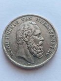 Niemcy 5 Marek Wuerttemberg 1875 r