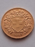 Szwajcaria 20 Franków 1927 r B