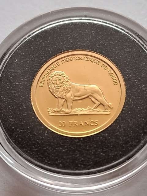 Kongo 20 franków Jan Paweł II 2003 r