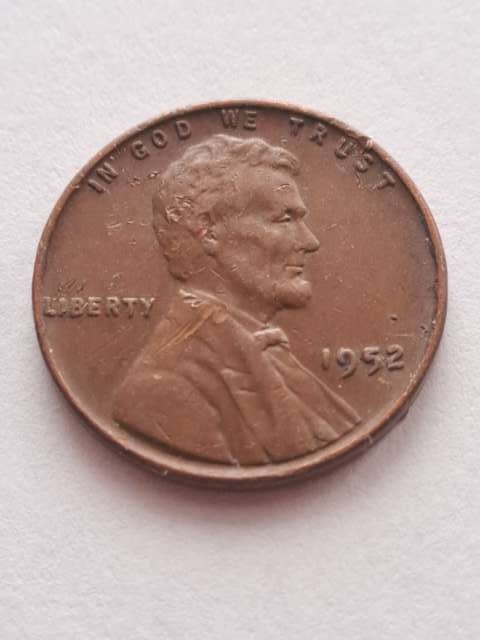 USA 1 Cent Lincoln 1952 r