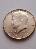 USA 1/2 Dollara Kennedy 1964 r
